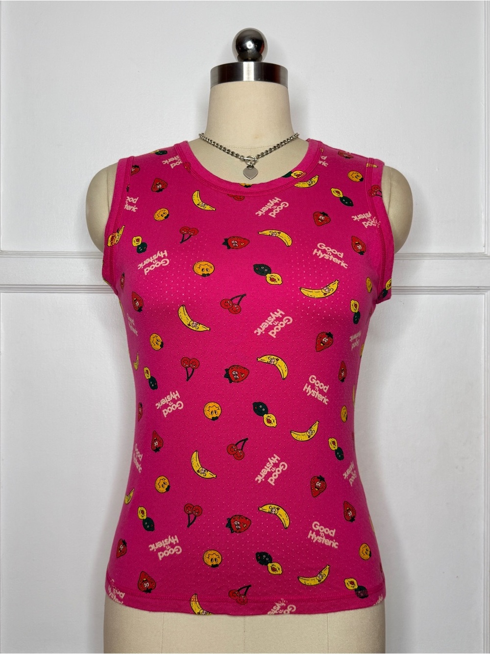 Hysteric Glamour pink fruit tank
